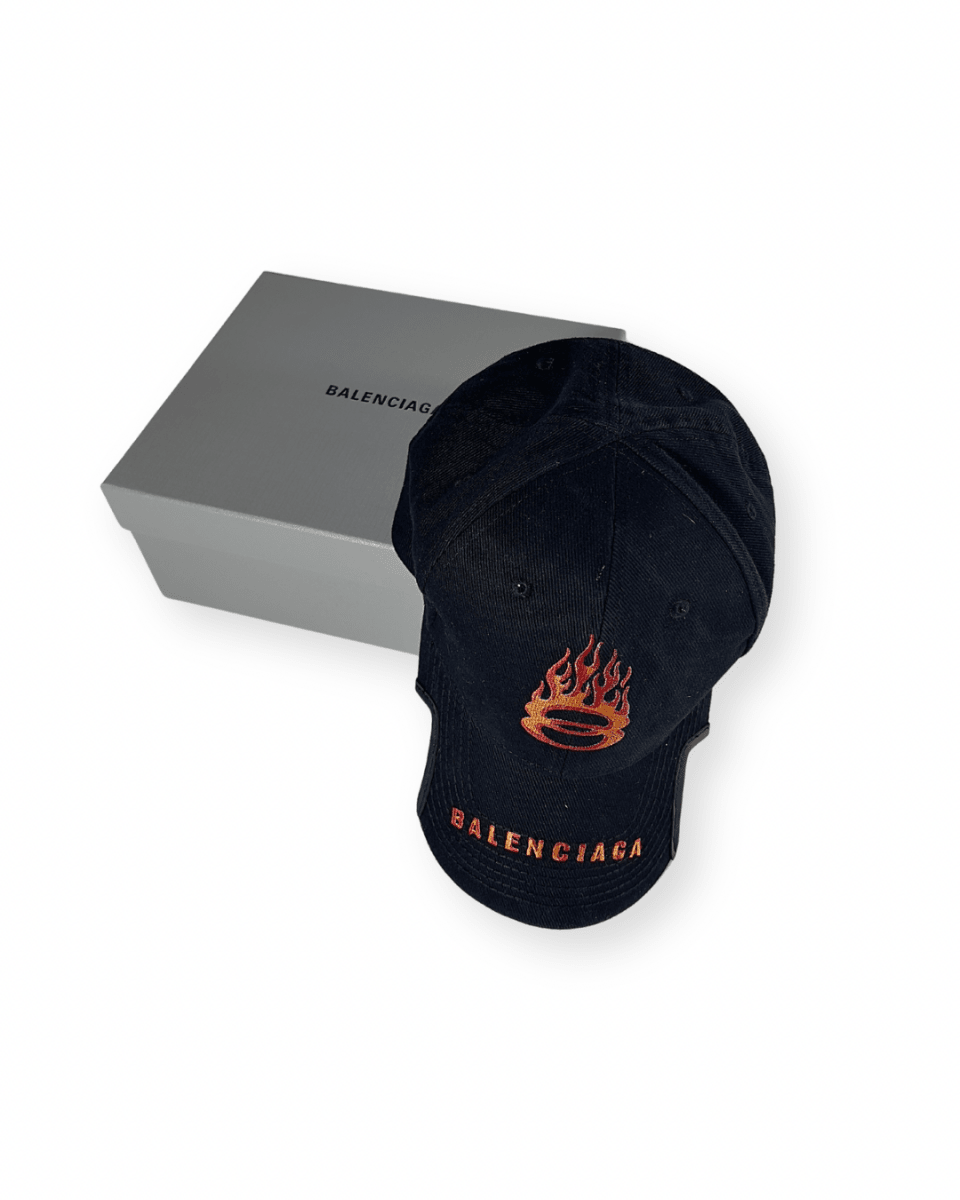 BALENCIAGA FW22 BURNING UNITY BASEBALL CAP - VAULT