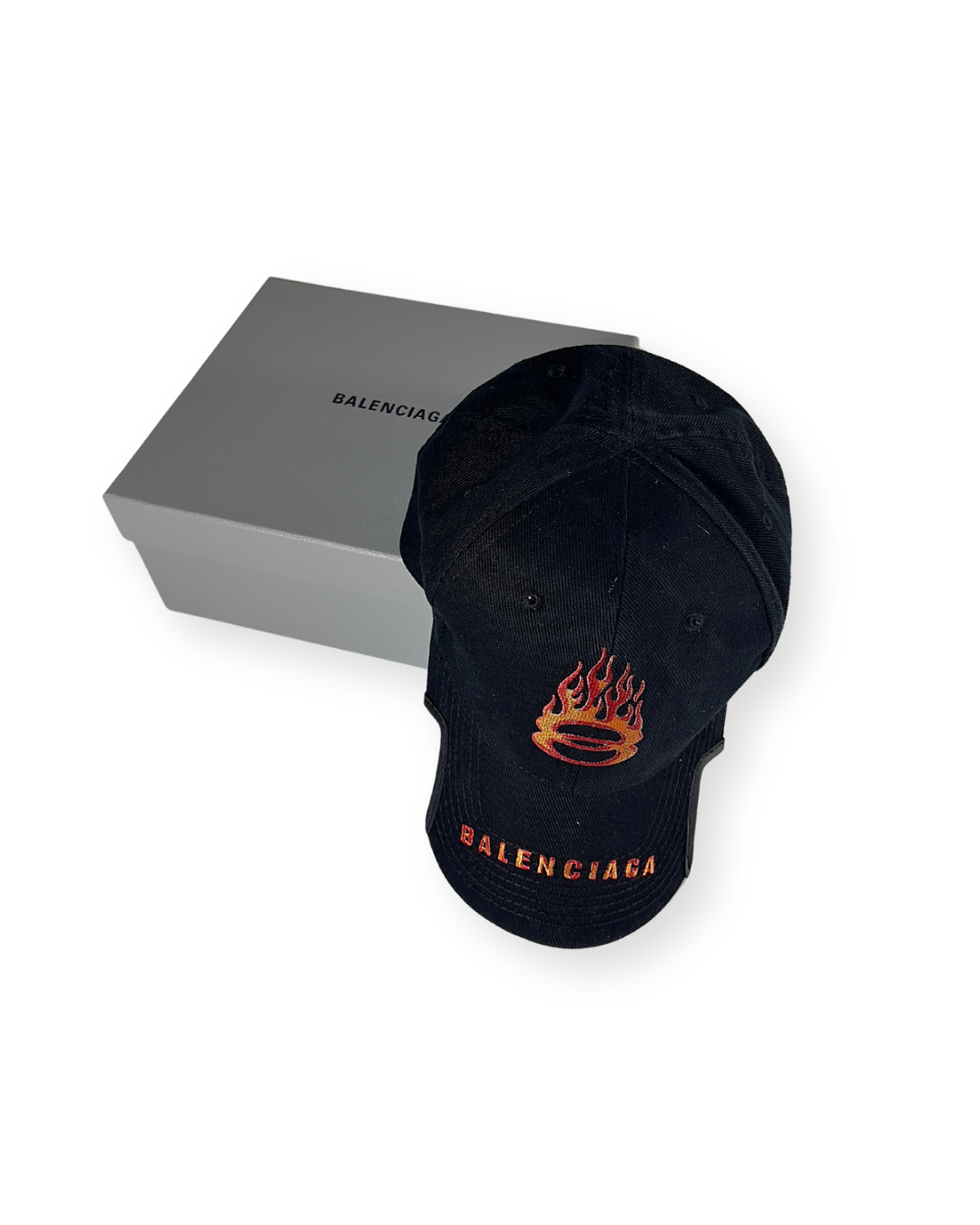 BALENCIAGA FW22 BURNING UNITY BASEBALL CAP