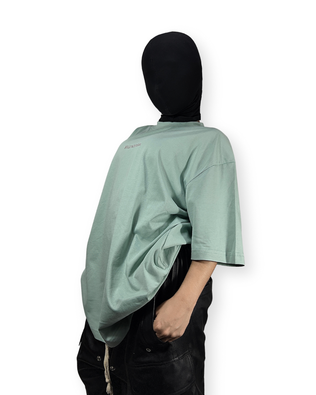 BALENCIAGA SS22 EMBROIDERED LOGO TEE