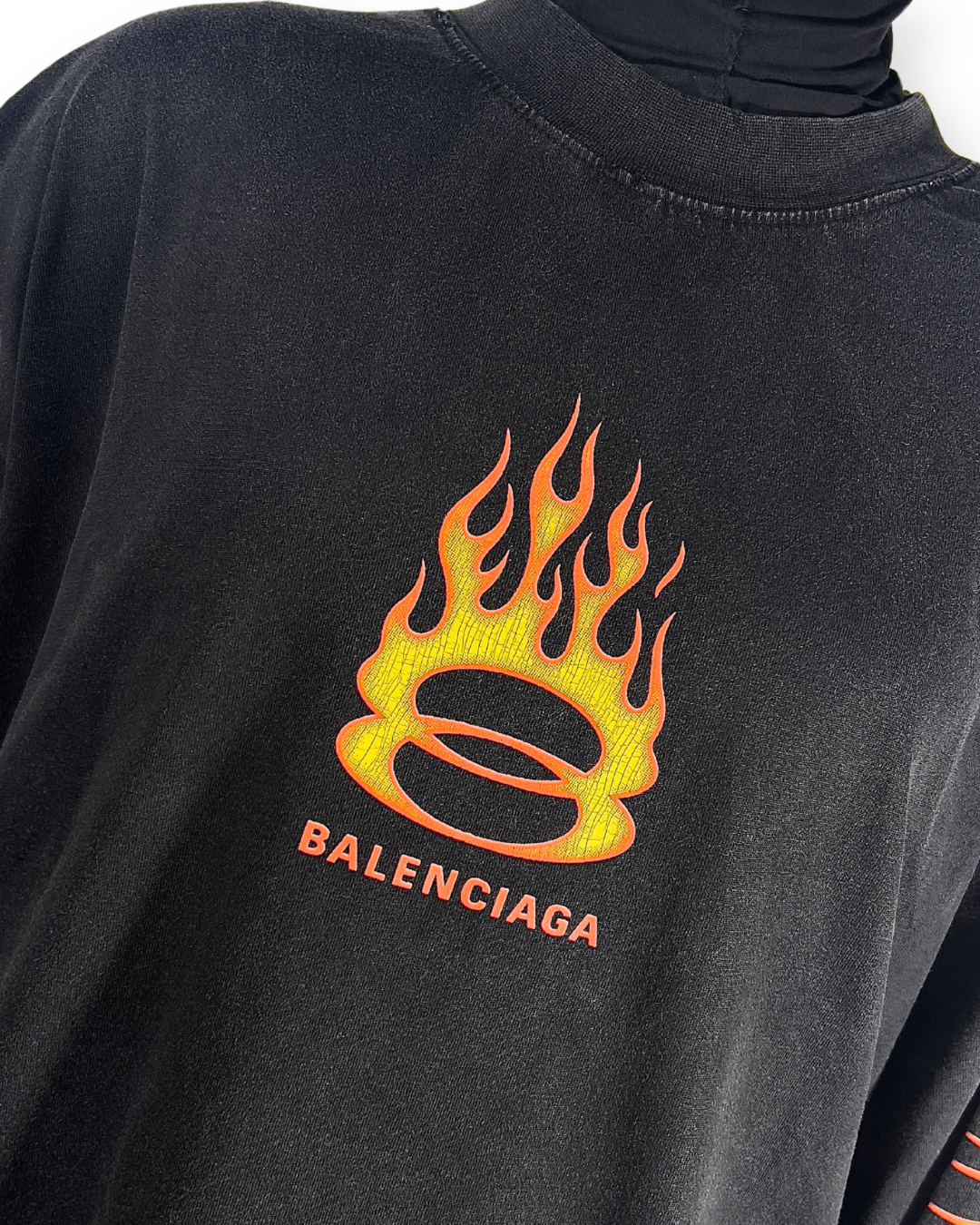 BALENCIAGA SS23 "BURNING UNITY" TEE