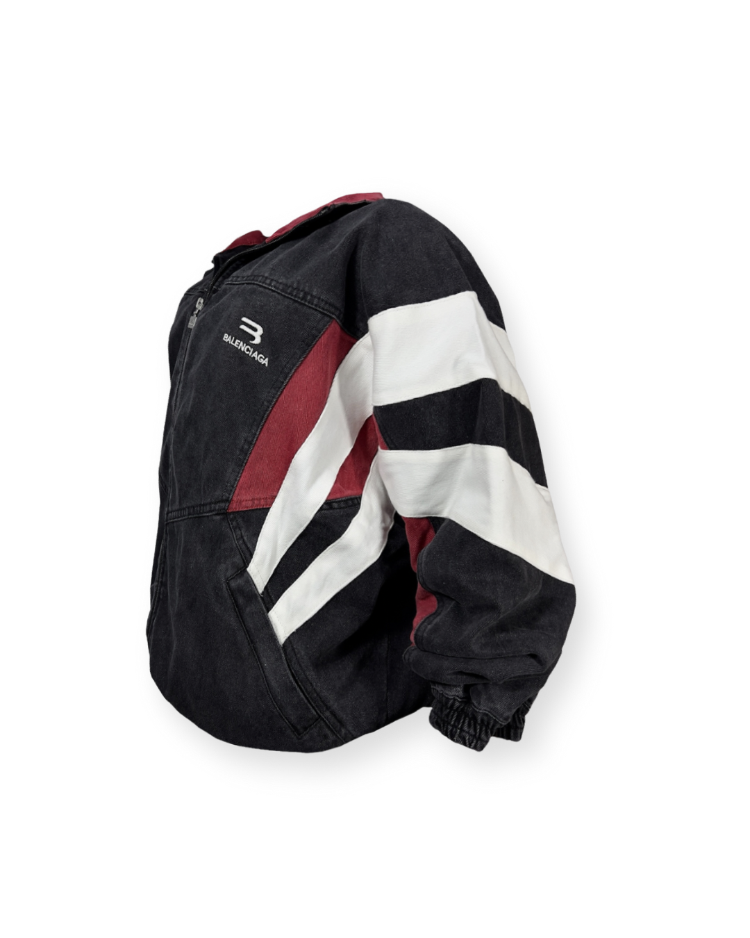 BALENCIAGA SS22 DENIM TRACK JACKET