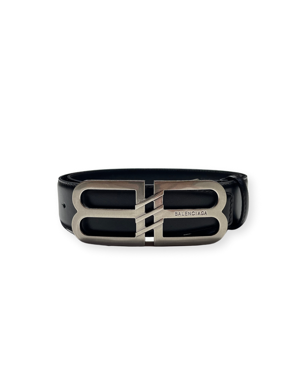 BALENCIAGA "BB SIGNATURE" LEATHER BELT