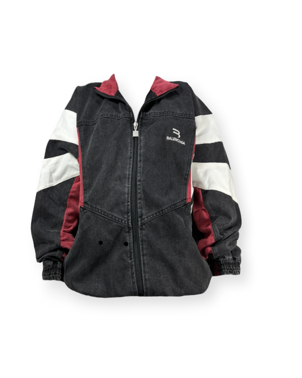BALENCIAGA SS22 DENIM TRACK JACKET