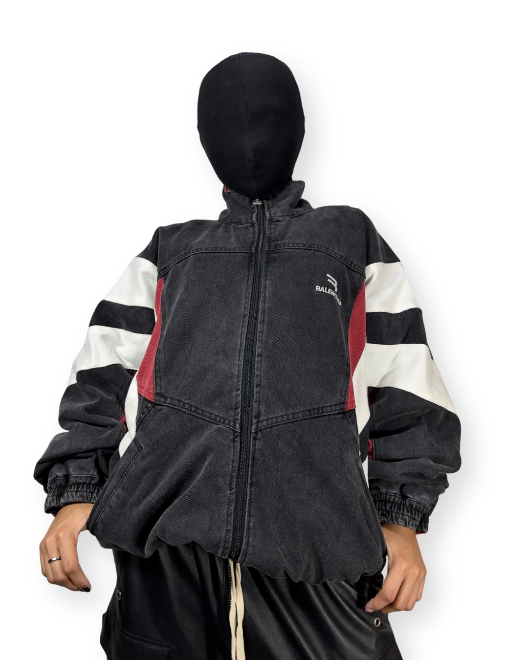 BALENCIAGA SS22 DENIM TRACK JACKET