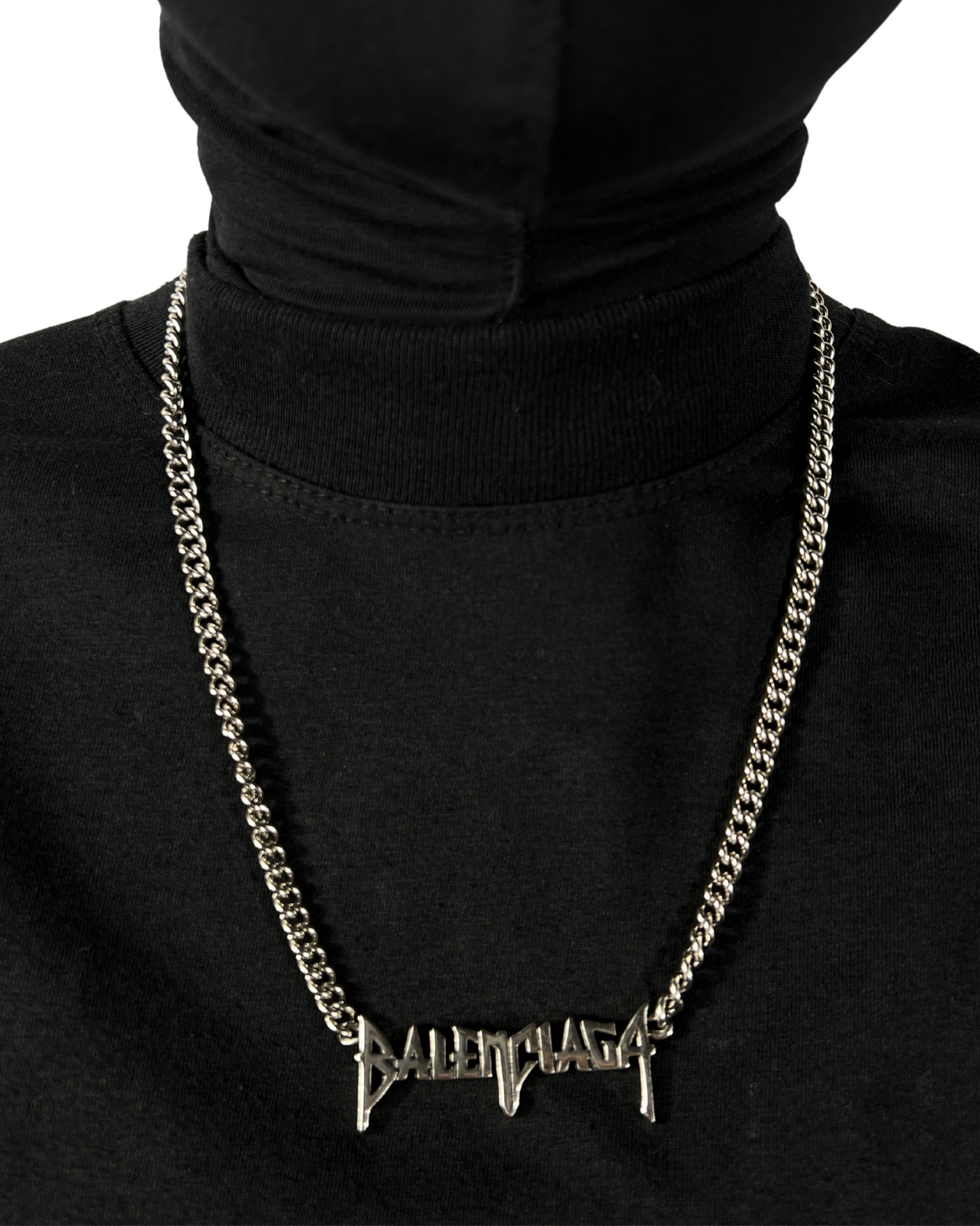 BALENCIAGA TYPO NECKLACE