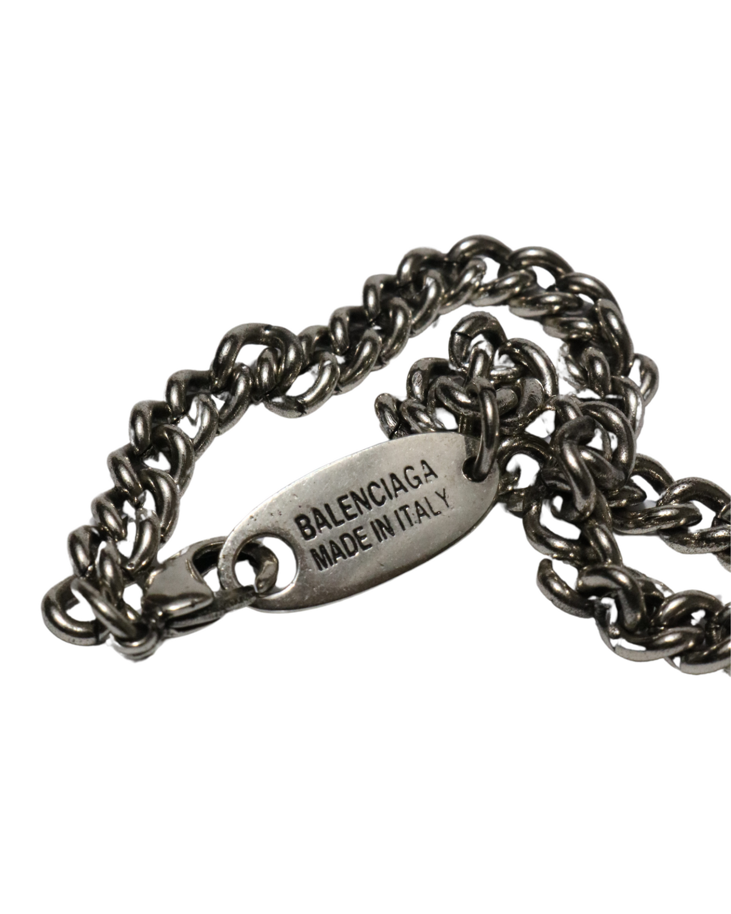 BALENCIAGA TYPO NECKLACE