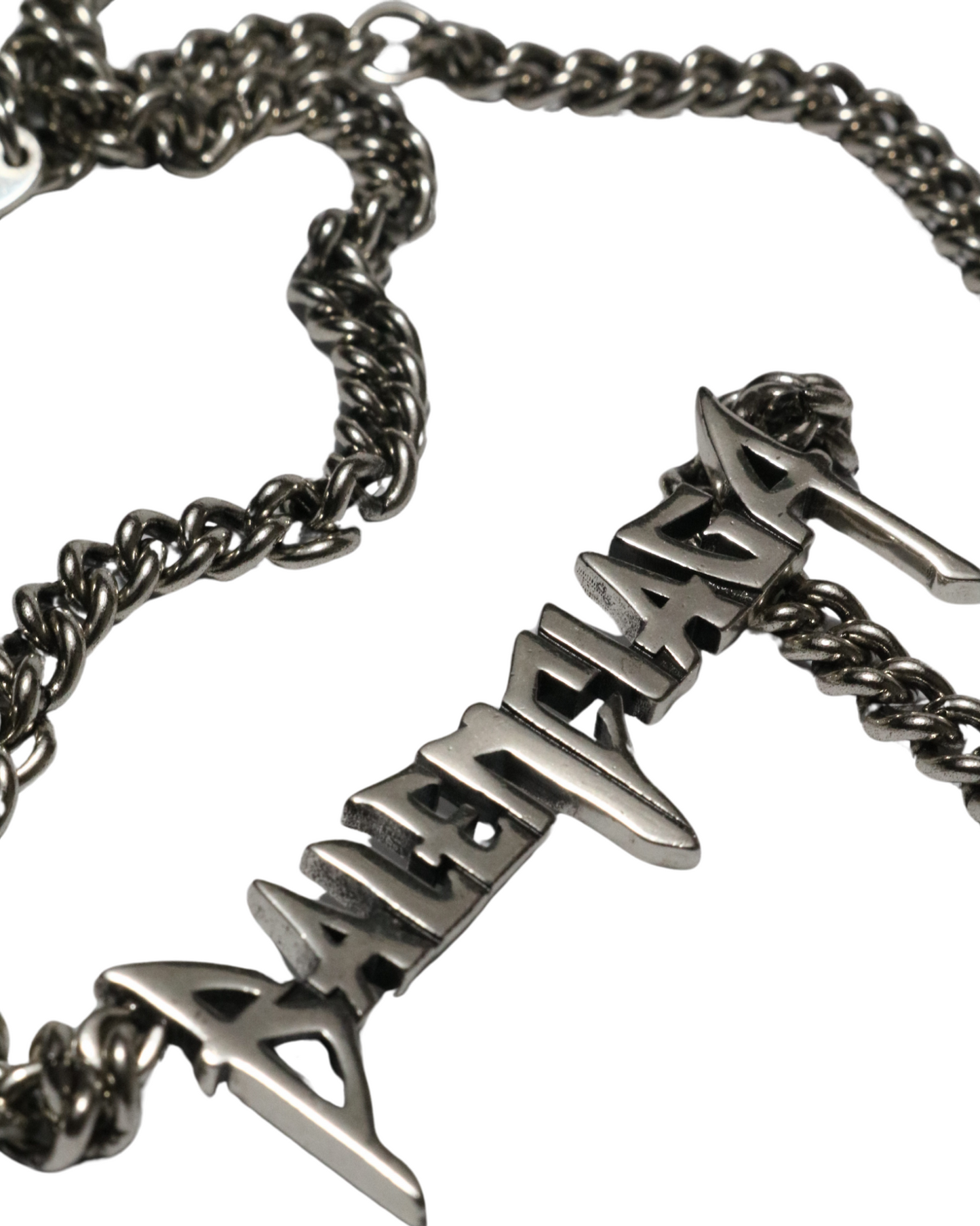 BALENCIAGA TYPO NECKLACE