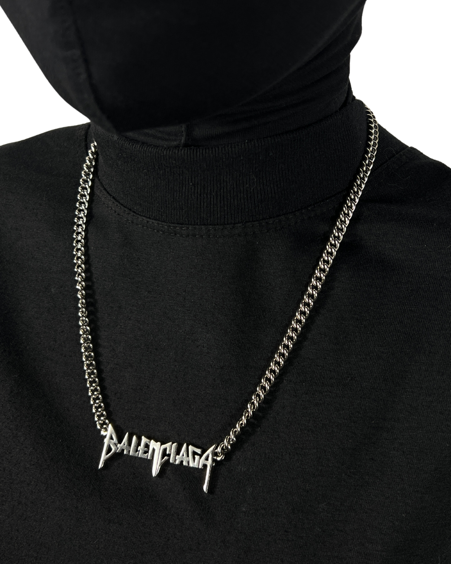 BALENCIAGA TYPO NECKLACE