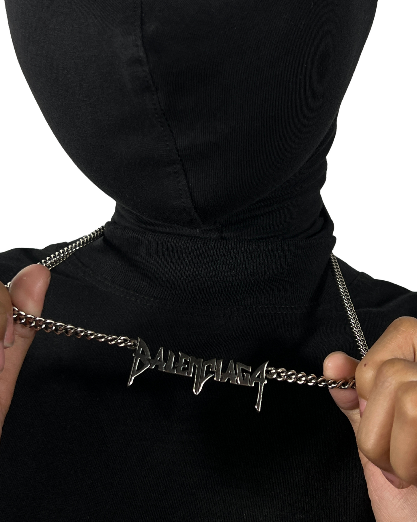BALENCIAGA TYPO NECKLACE