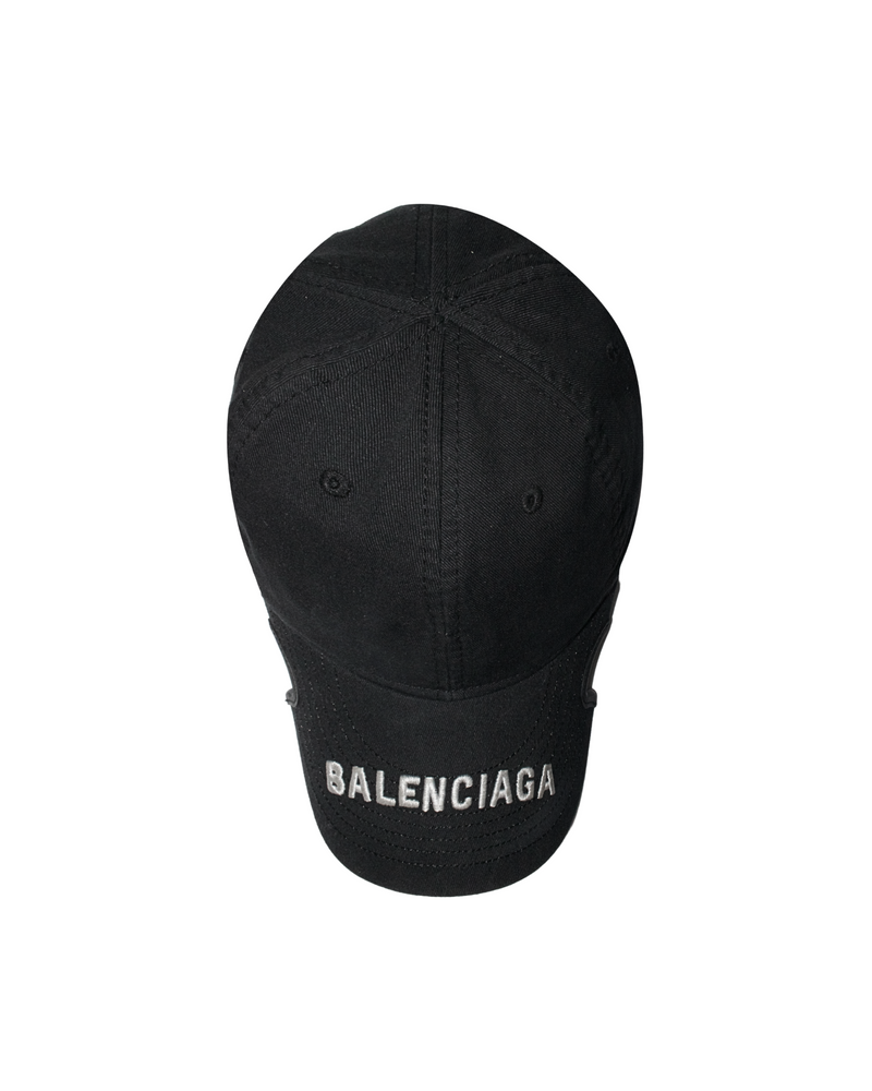 BALENCIAGA NOTCH LOGO VISOR CAP