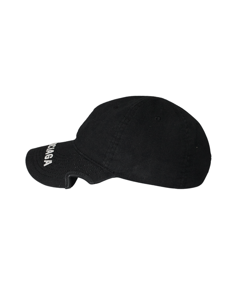 BALENCIAGA NOTCH LOGO VISOR CAP