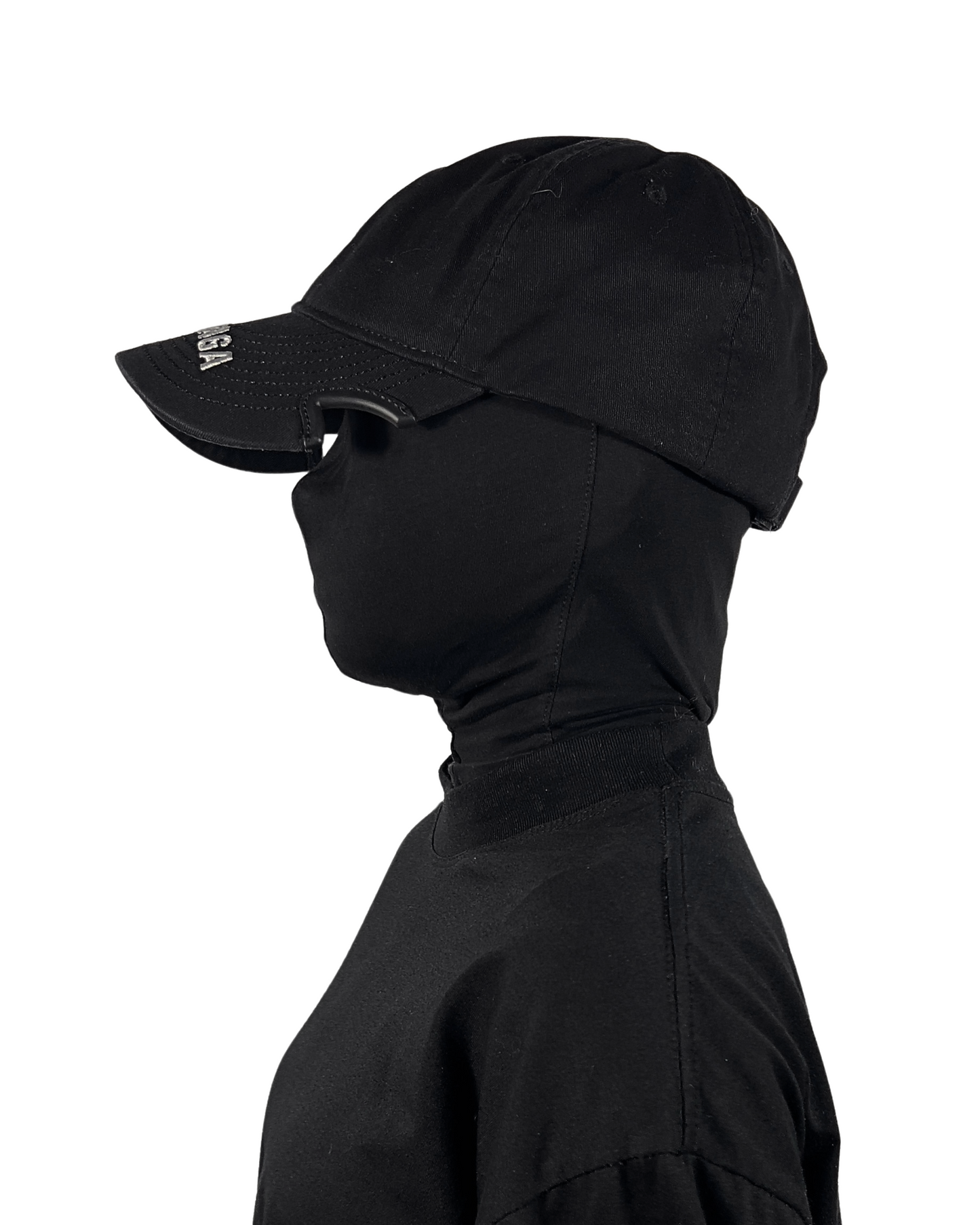 BALENCIAGA NOTCH LOGO VISOR CAP
