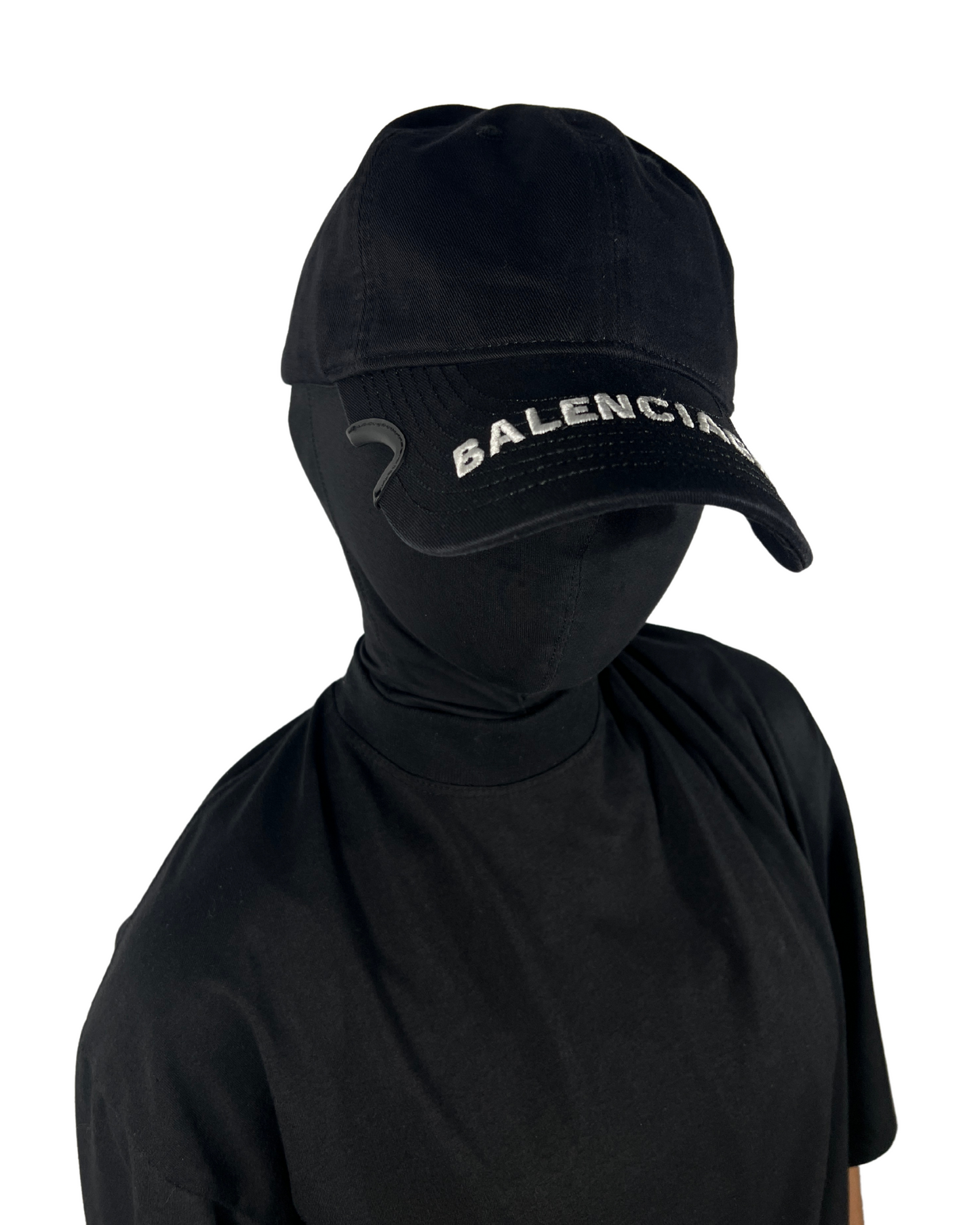 BALENCIAGA NOTCH LOGO VISOR CAP