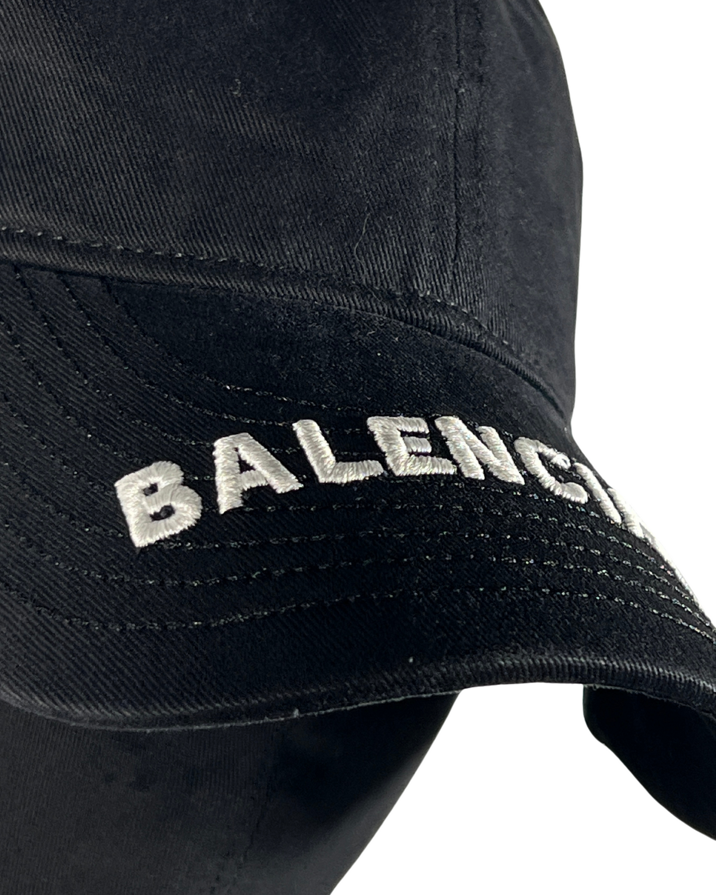 BALENCIAGA NOTCH LOGO VISOR CAP