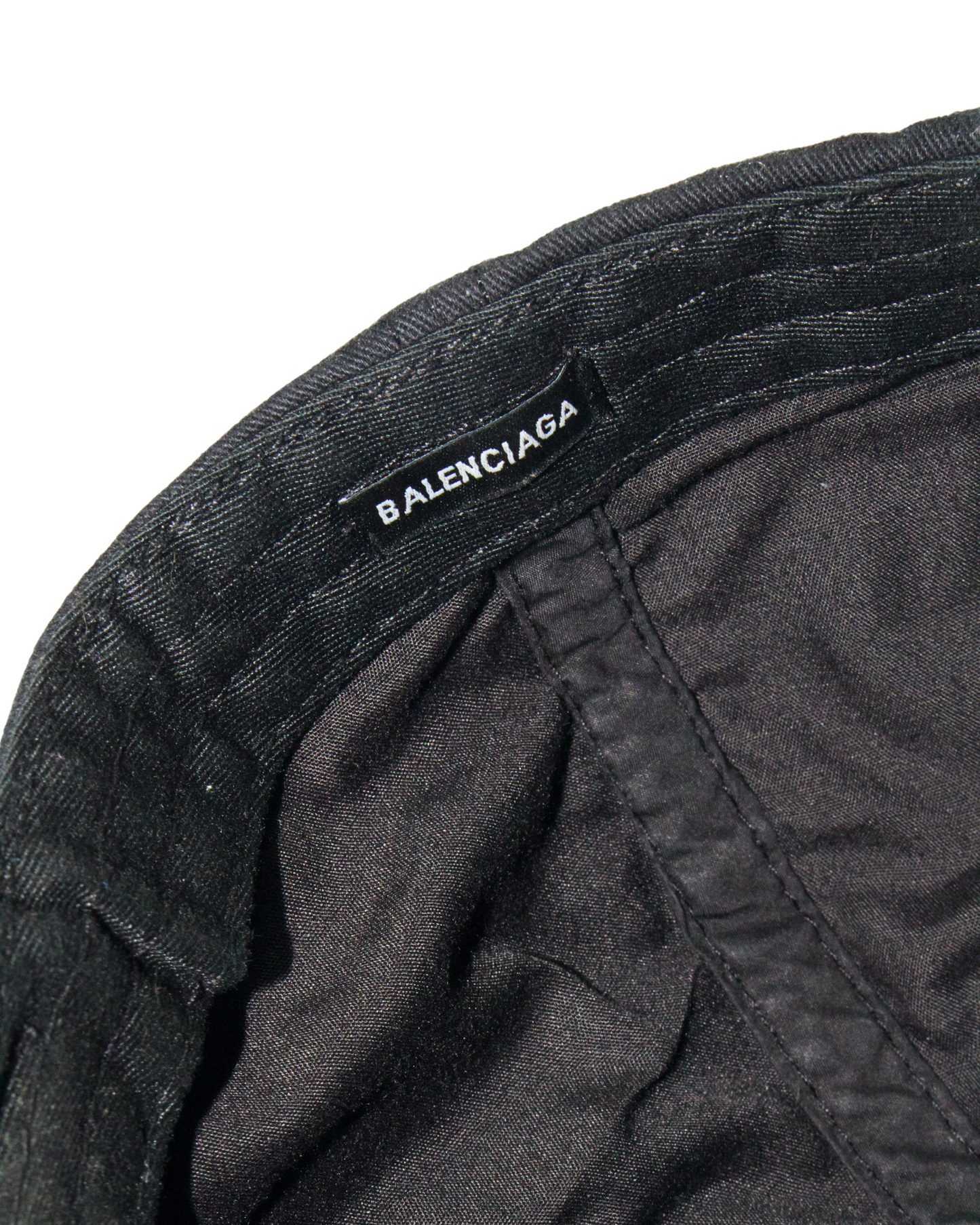 BALENCIAGA NOTCH LOGO VISOR CAP