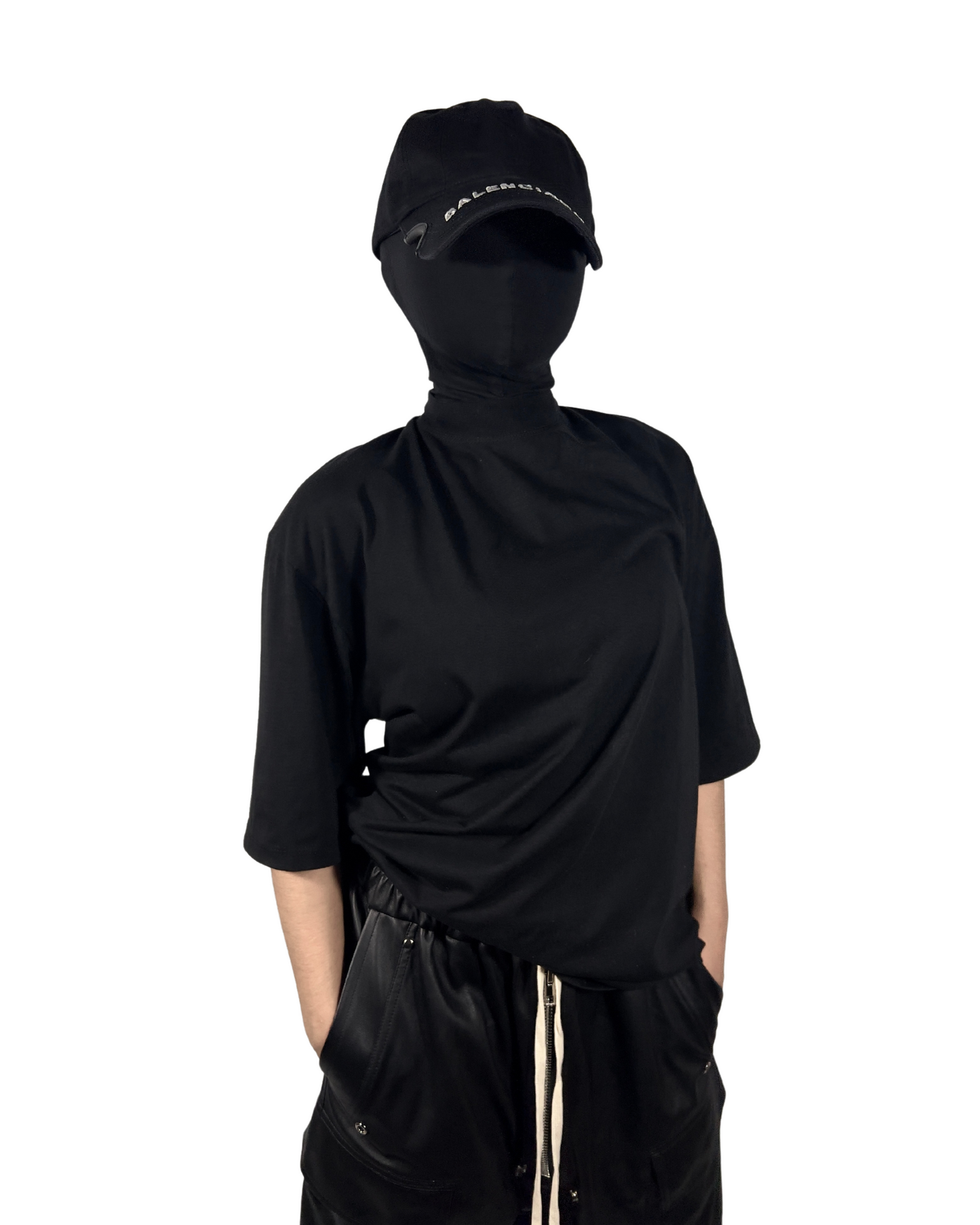 BALENCIAGA NOTCH LOGO VISOR CAP