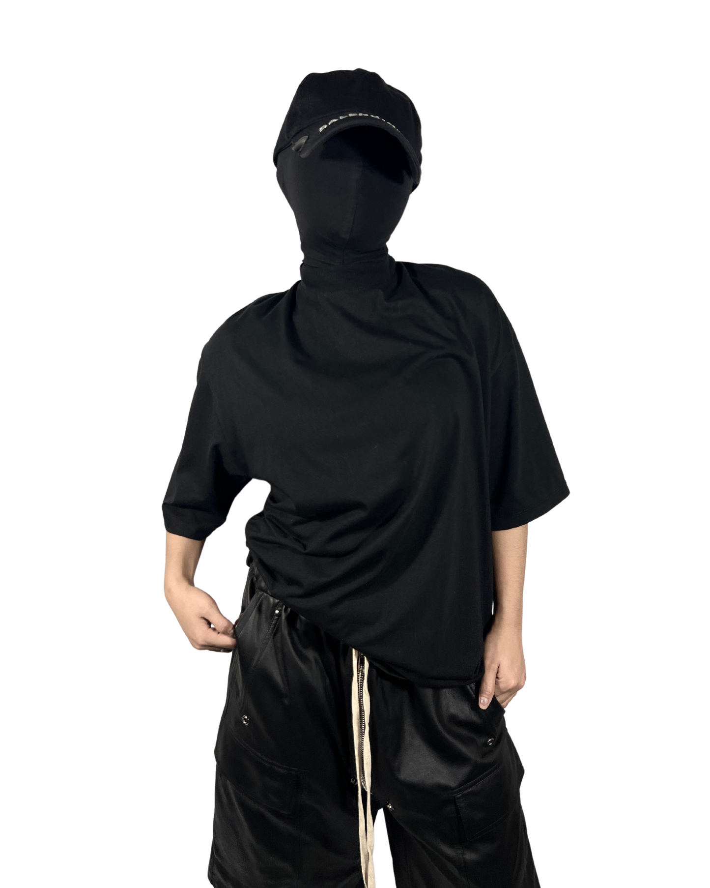 BALENCIAGA NOTCH LOGO VISOR CAP