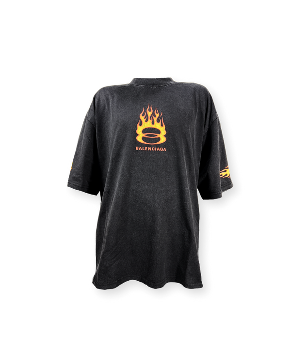 BALENCIAGA SS23 "BURNING UNITY" TEE