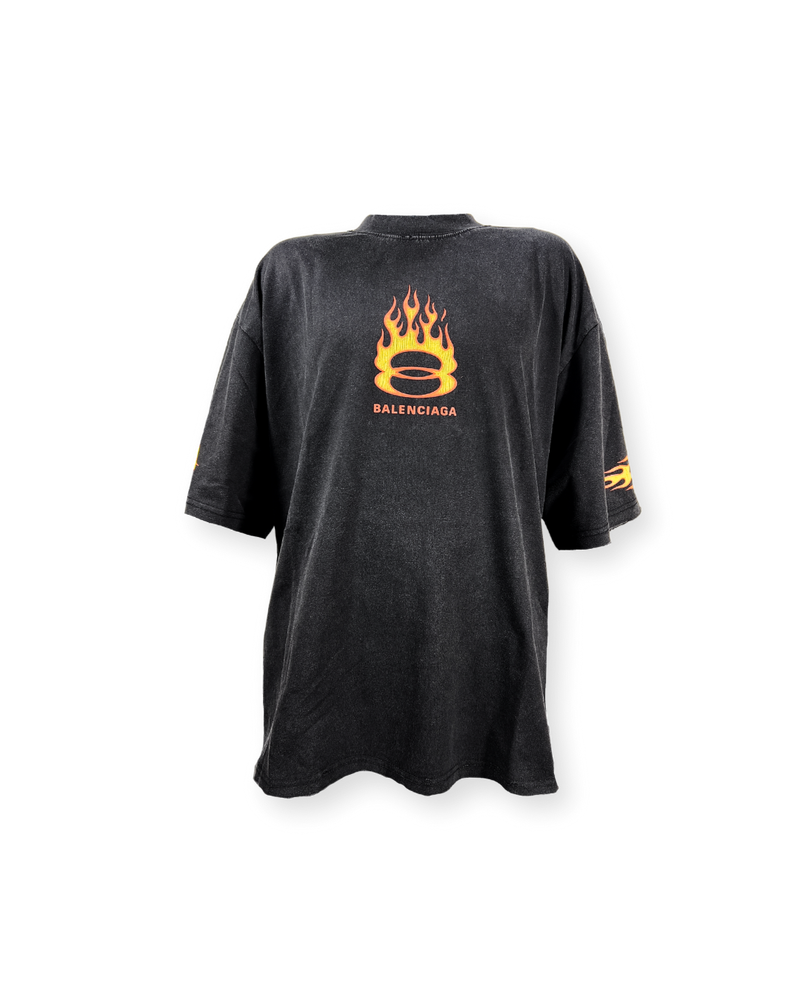 BALENCIAGA SS23 "BURNING UNITY" TEE