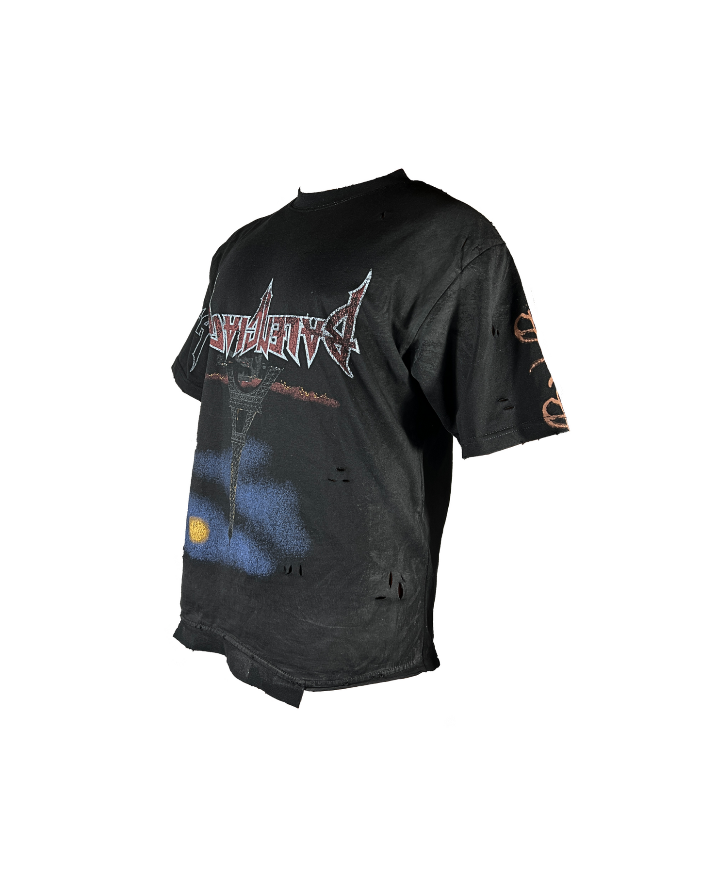 BALENCIAGA PARIS MOON UPSIDE DOWN TEE