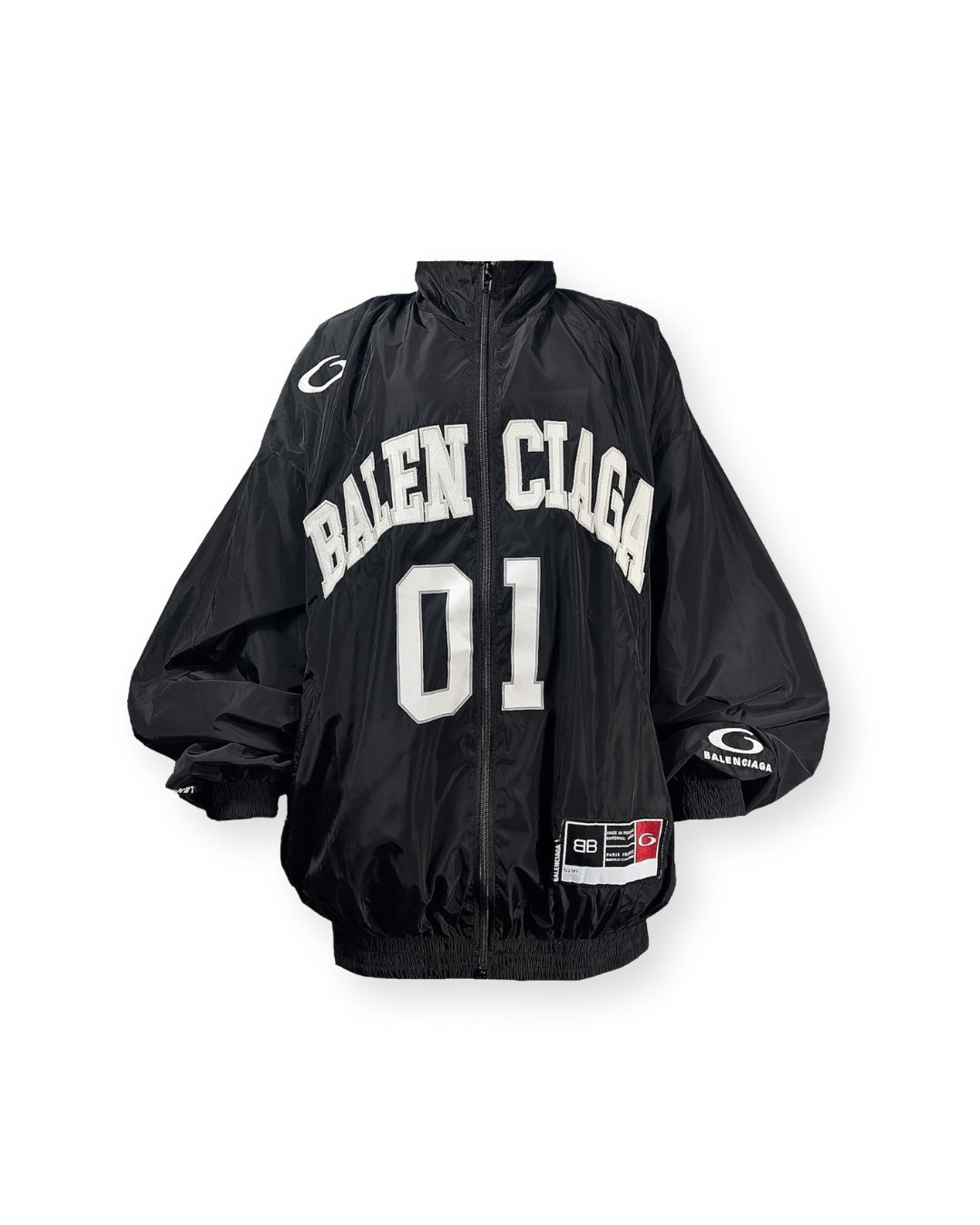 BALENCIAGA SS25 BASKETBALL TRACK JACKET
