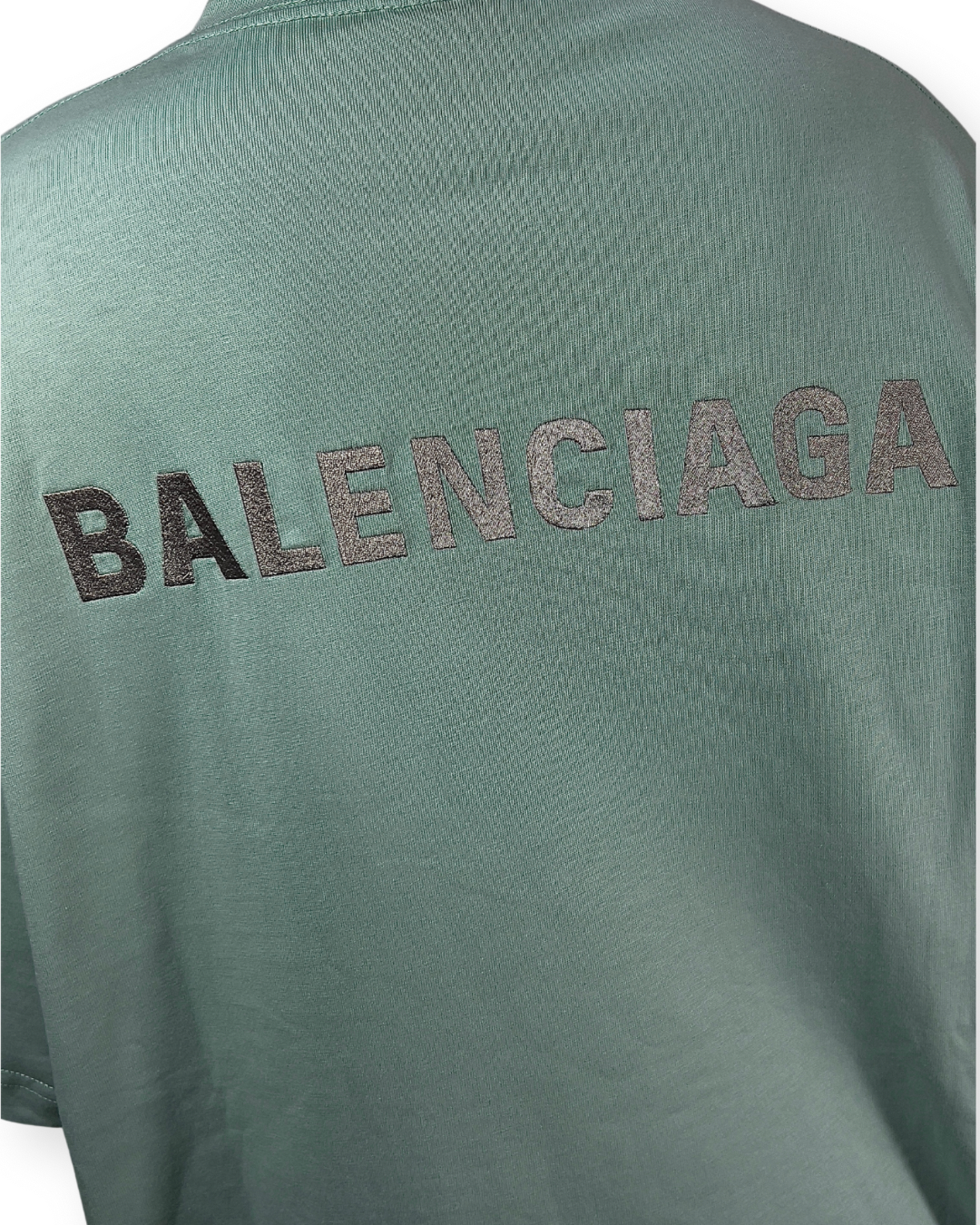 BALENCIAGA SS22 EMBROIDERED LOGO TEE