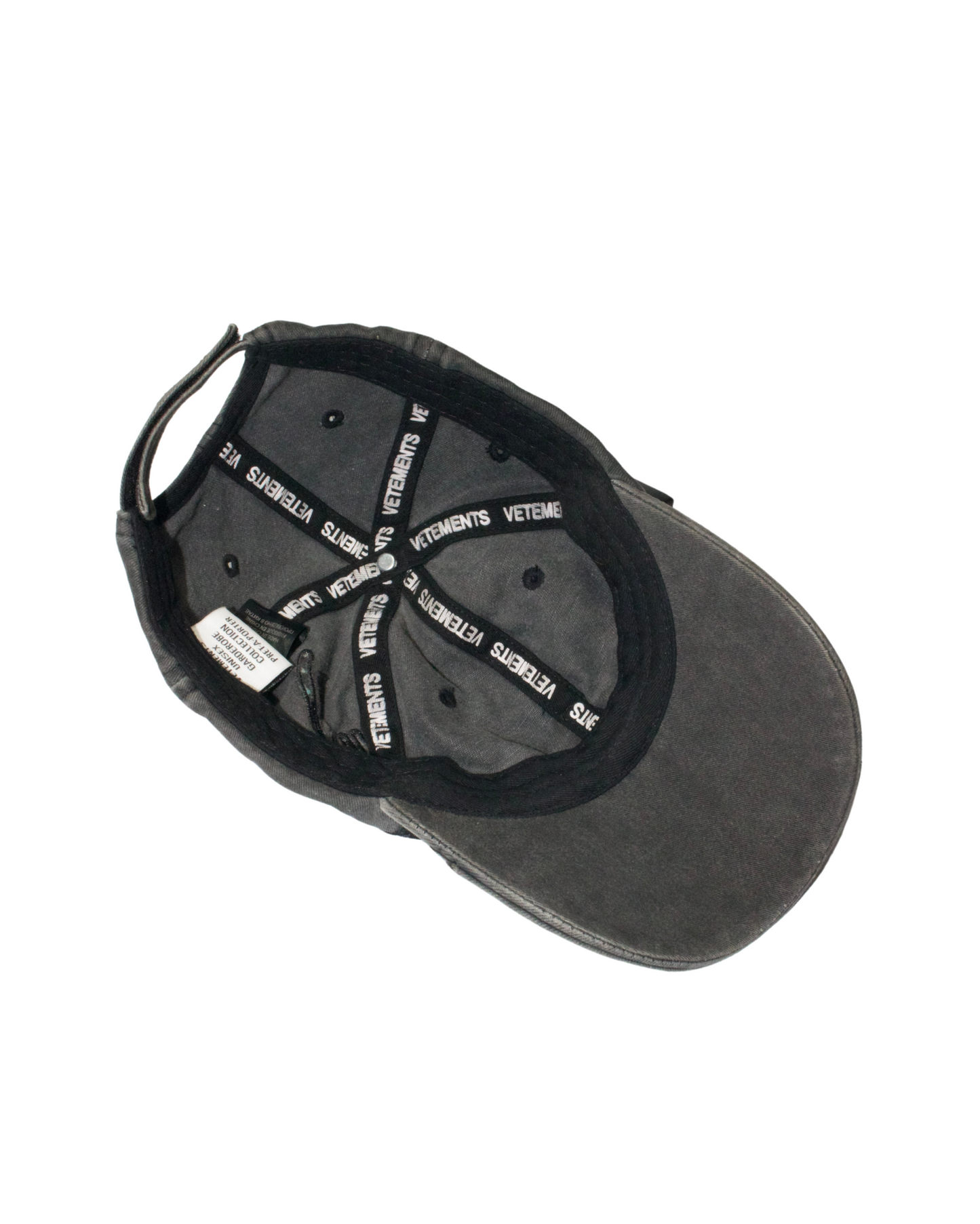 VETEMENTS WASHED FLAME CAP