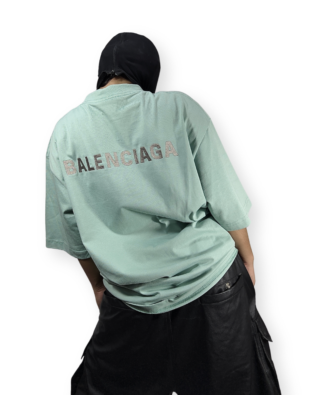 BALENCIAGA SS22 EMBROIDERED LOGO TEE