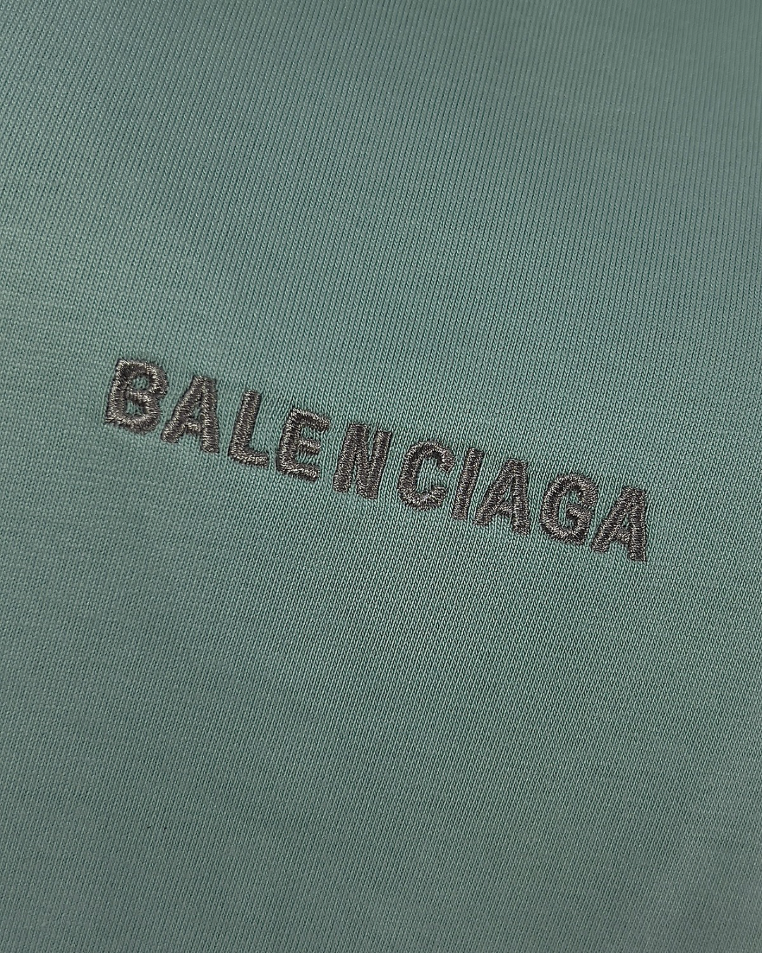 BALENCIAGA SS22 EMBROIDERED LOGO TEE