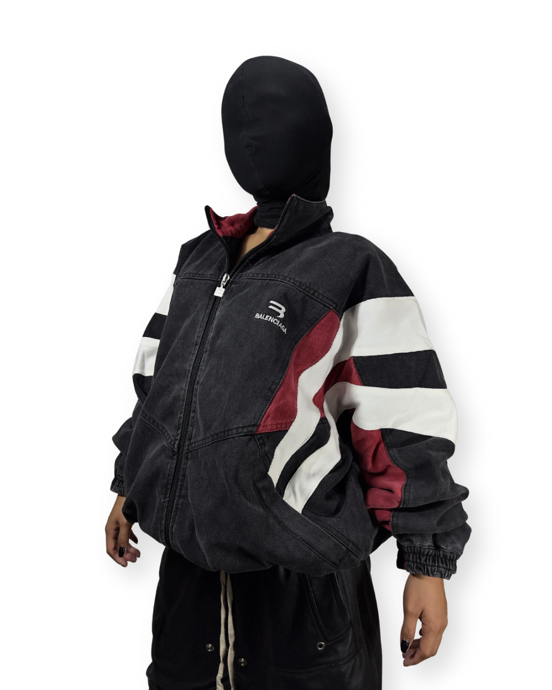 BALENCIAGA SS22 DENIM TRACK JACKET