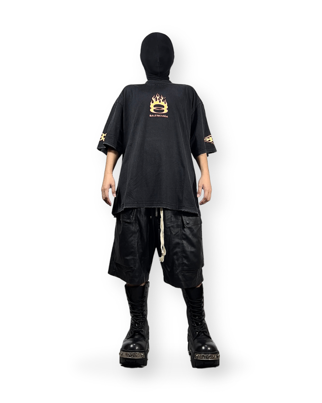 BALENCIAGA SS23 "BURNING UNITY" TEE