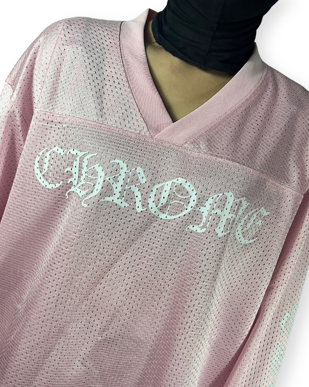 CHROME HEARTS "LOVE YOU" MESH LONG SLEEVE