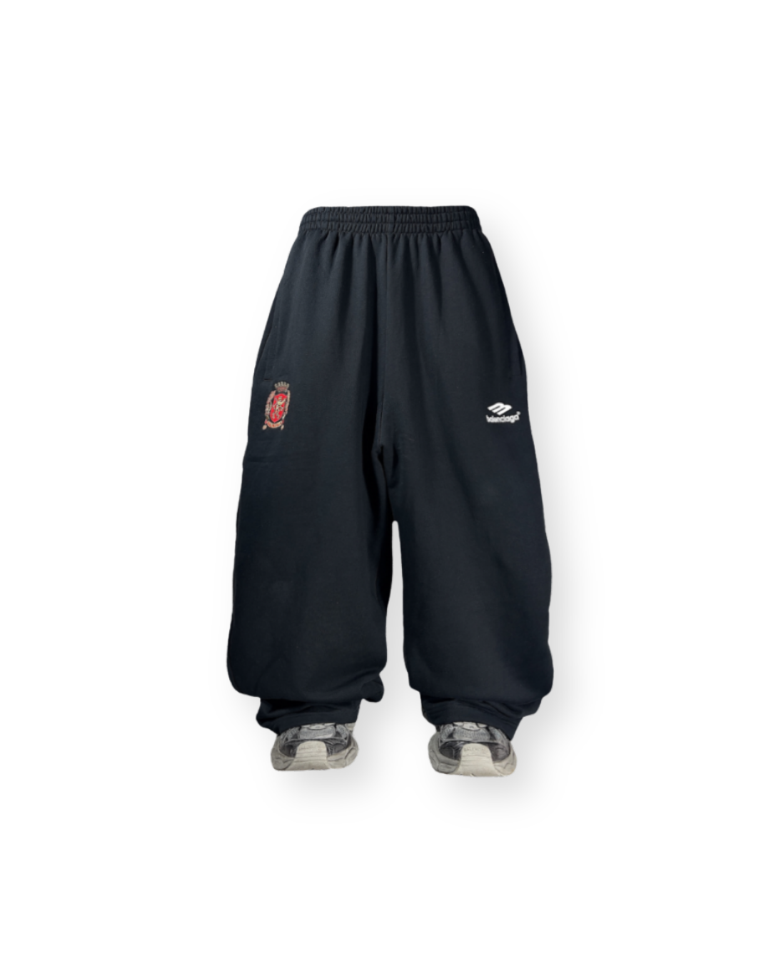 BALENCIAGA FW21 "PARIS SOCCER" EMBROIDERED SWEATPANTS