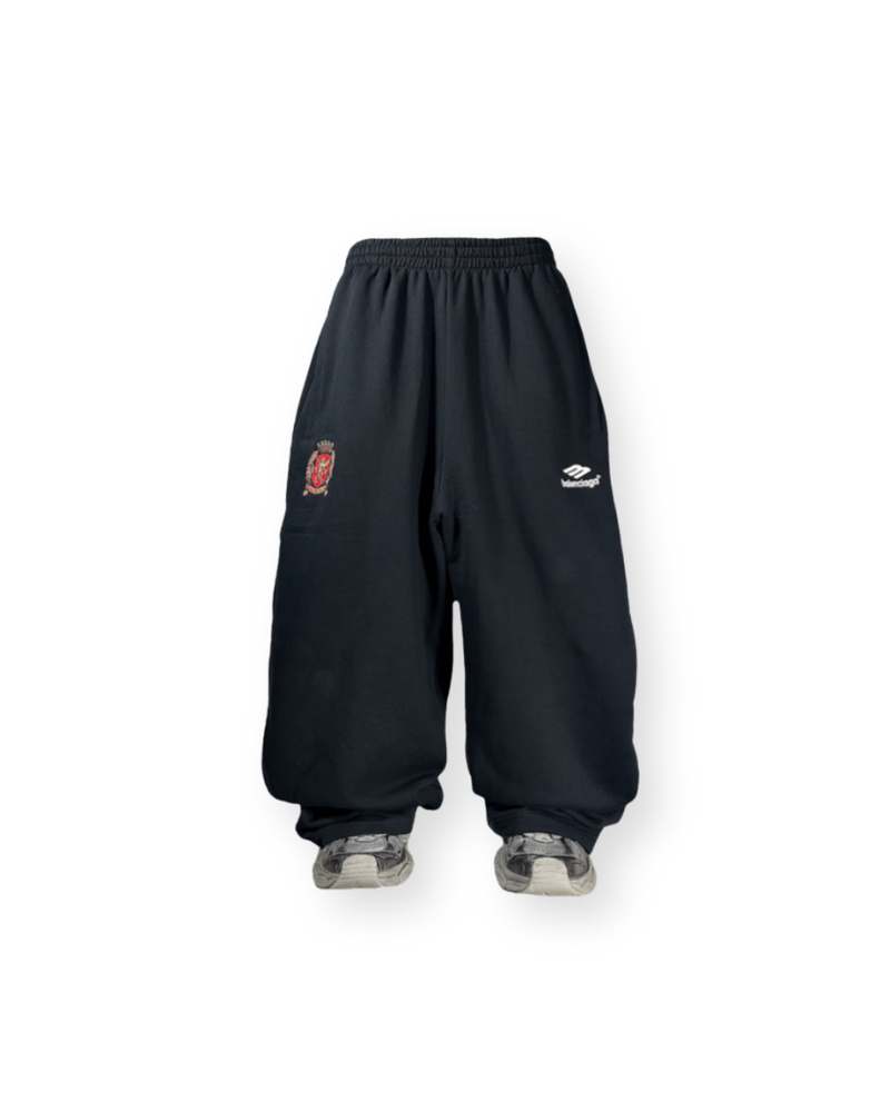 BALENCIAGA FW21 "PARIS SOCCER" EMBROIDERED SWEATPANTS