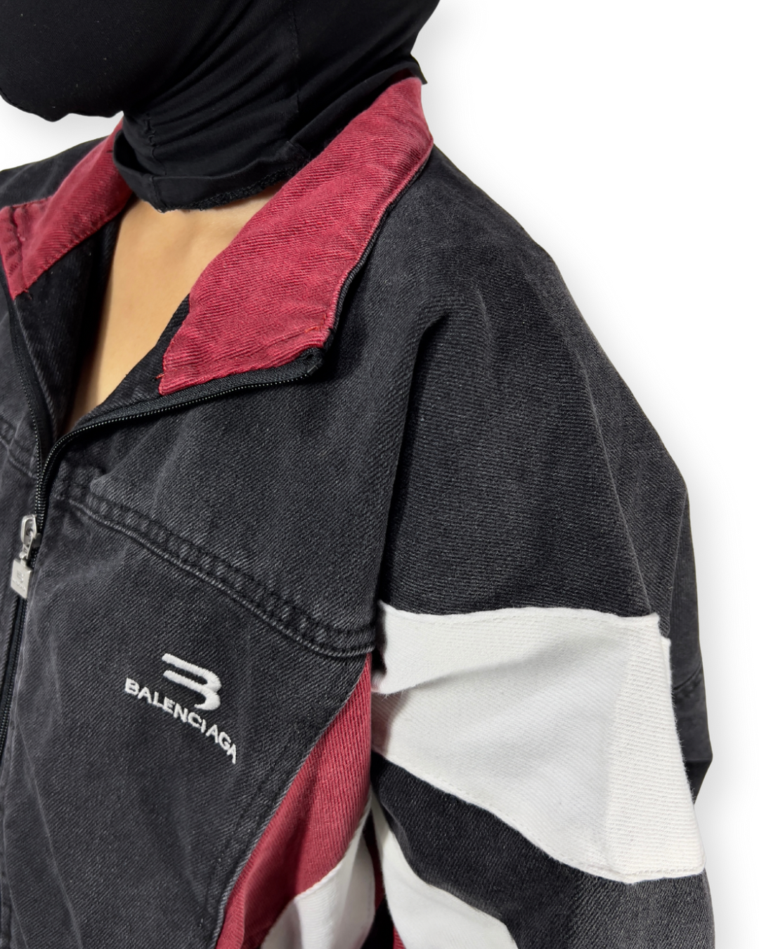 BALENCIAGA SS22 DENIM TRACK JACKET