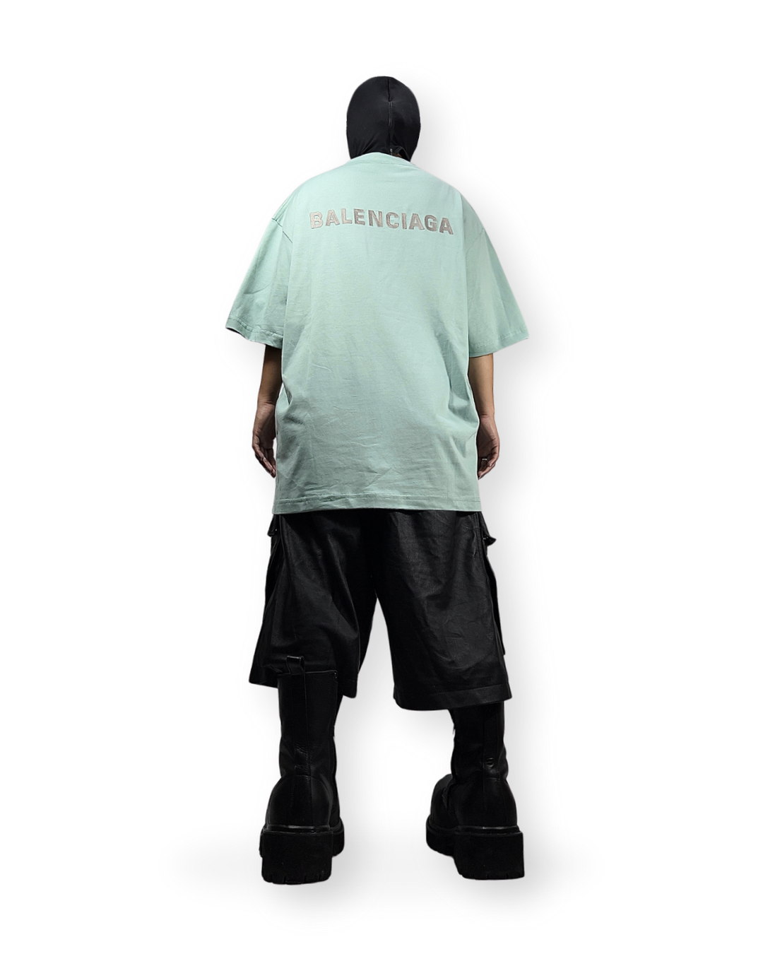 BALENCIAGA SS22 EMBROIDERED LOGO TEE