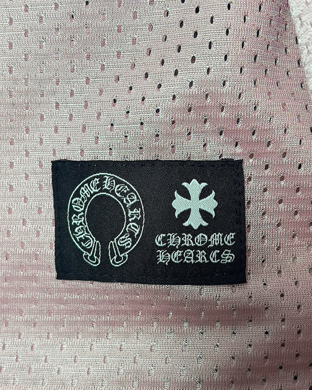 CHROME HEARTS "LOVE YOU" MESH LONG SLEEVE