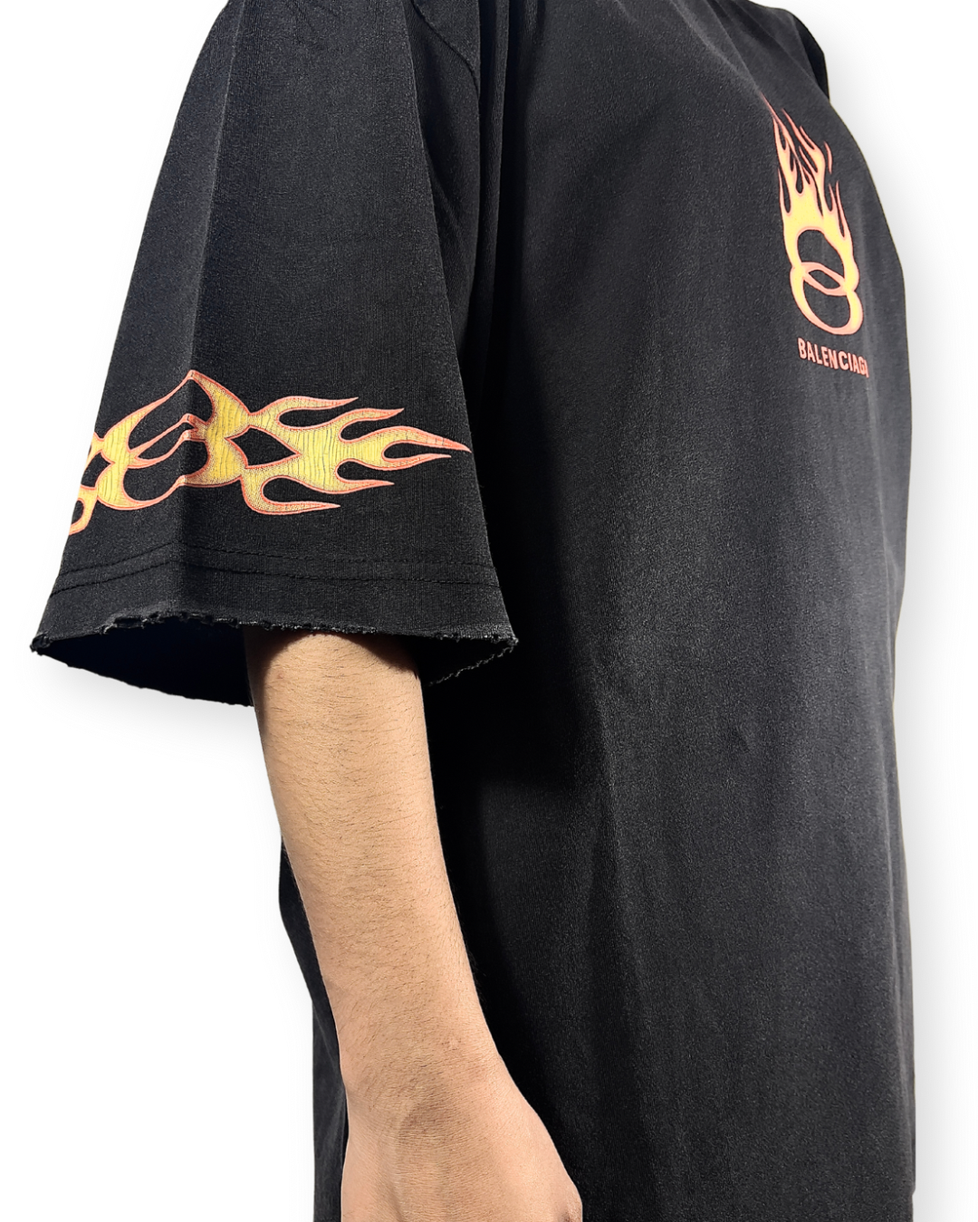 BALENCIAGA SS23 "BURNING UNITY" TEE