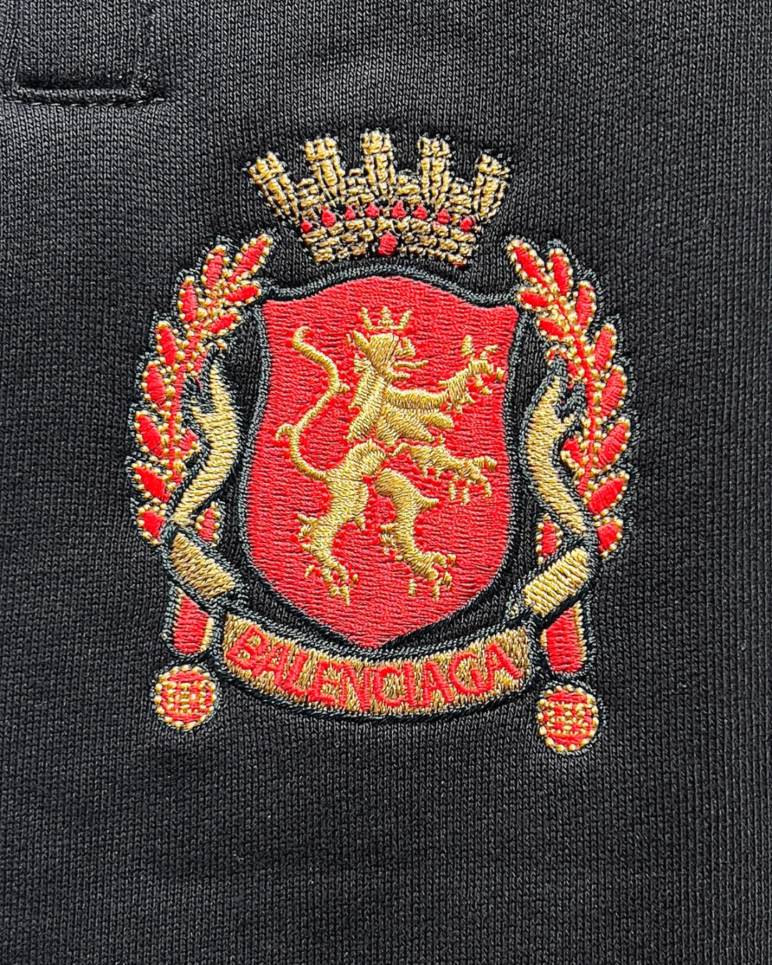 BALENCIAGA FW21 "PARIS SOCCER" EMBROIDERED SWEATPANTS