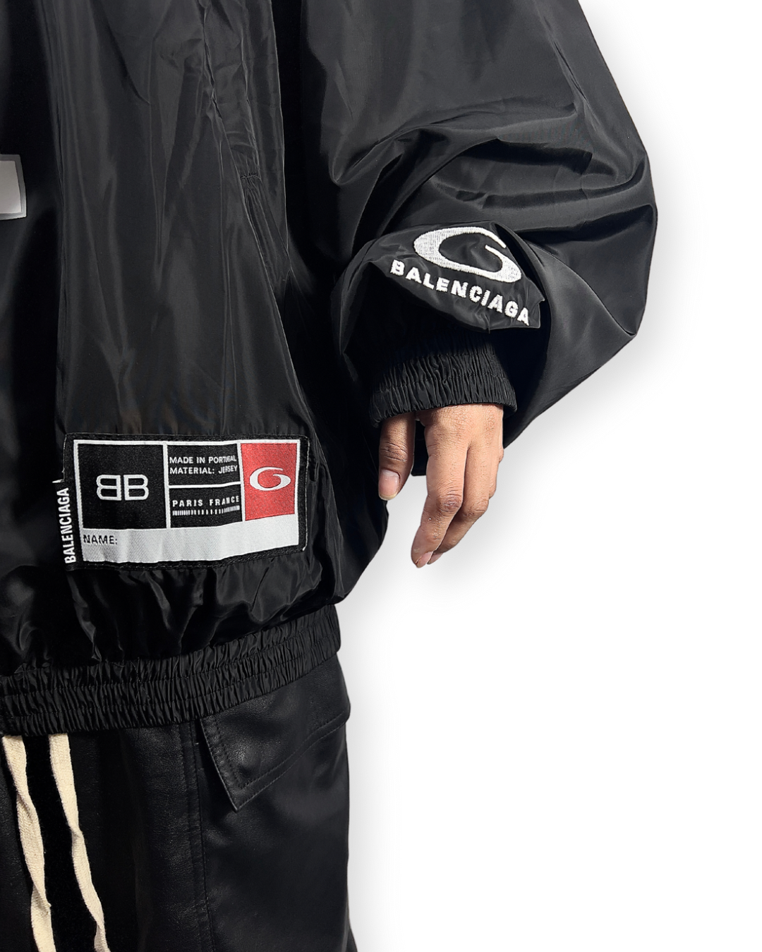 BALENCIAGA SS25 BASKETBALL TRACK JACKET