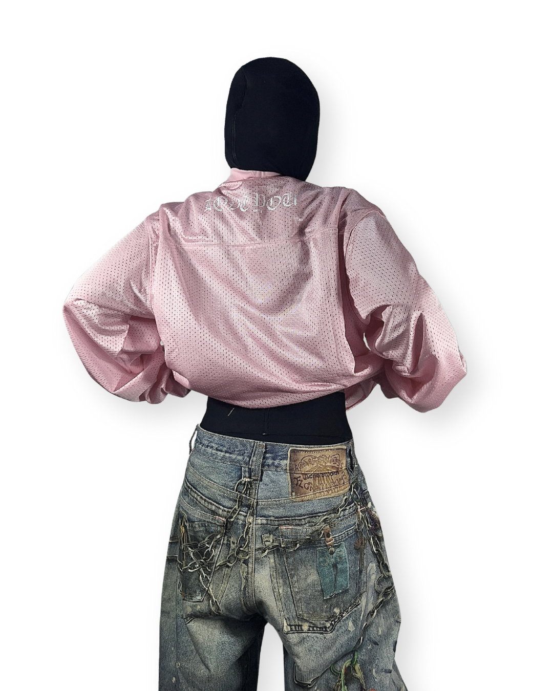 CHROME HEARTS "LOVE YOU" MESH LONG SLEEVE