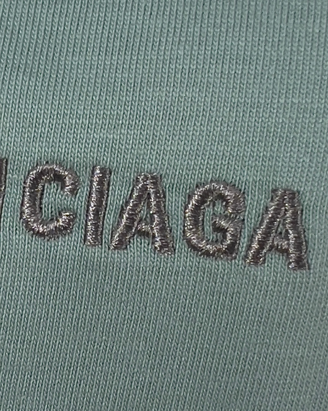 BALENCIAGA SS22 EMBROIDERED LOGO TEE