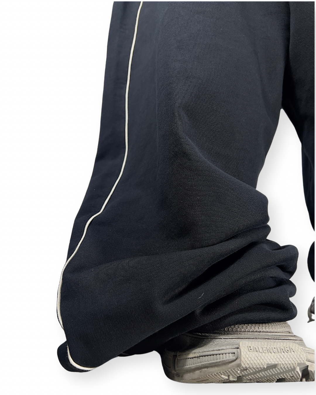 BALENCIAGA FW21 "PARIS SOCCER" EMBROIDERED SWEATPANTS