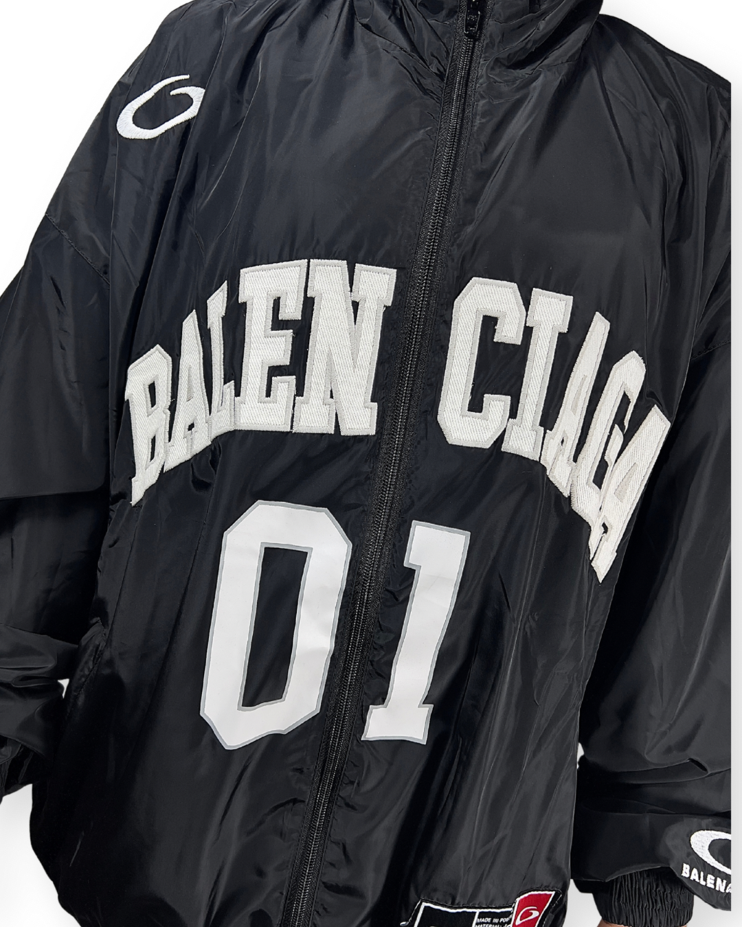 BALENCIAGA SS25 BASKETBALL TRACK JACKET