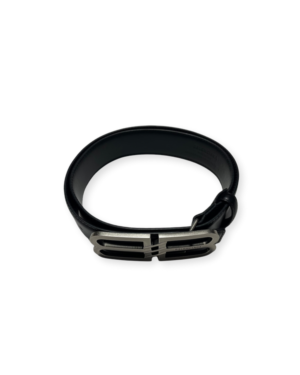 BALENCIAGA "BB SIGNATURE" LEATHER BELT