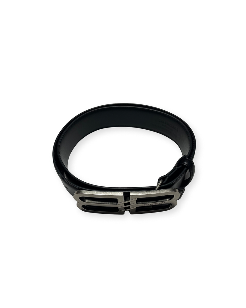 BALENCIAGA "BB SIGNATURE" LEATHER BELT