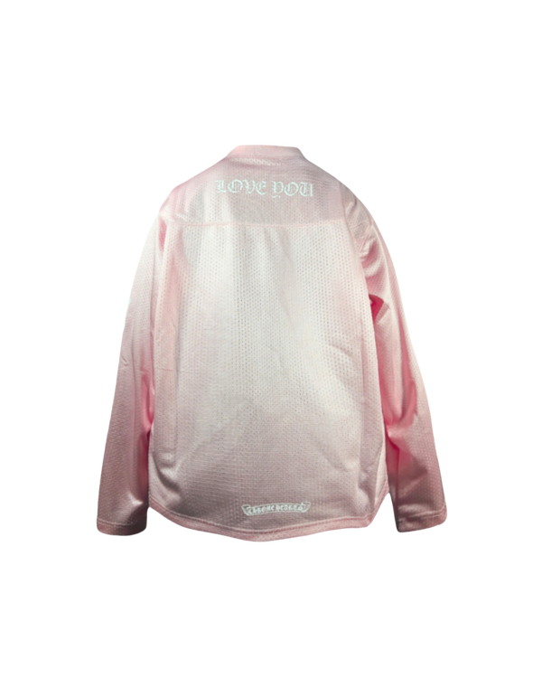 CHROME HEARTS "LOVE YOU" MESH LONG SLEEVE