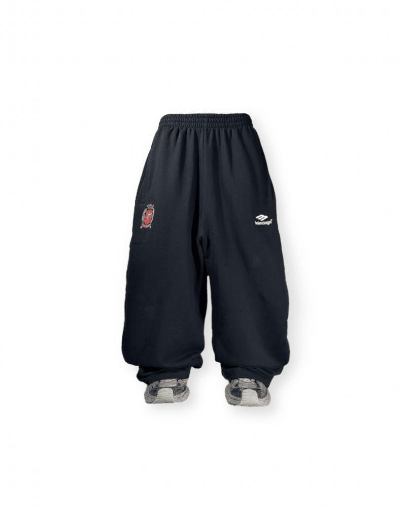 BALENCIAGA FW21 "PARIS SOCCER" EMBROIDERED SWEATPANTS - VAULT
