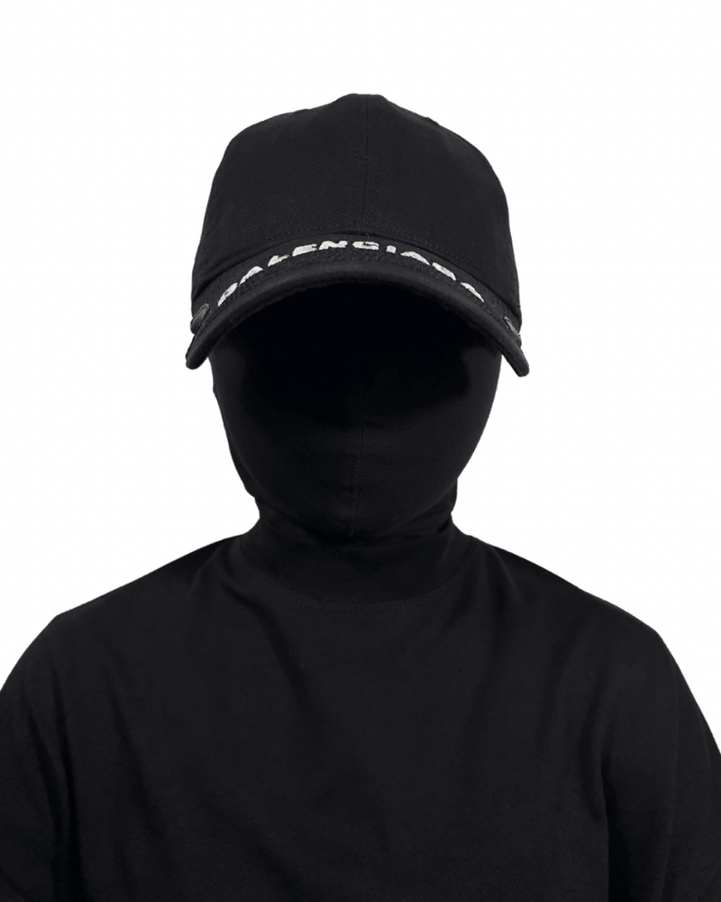 BALENCIAGA NOTCH LOGO VISOR CAP - VAULT