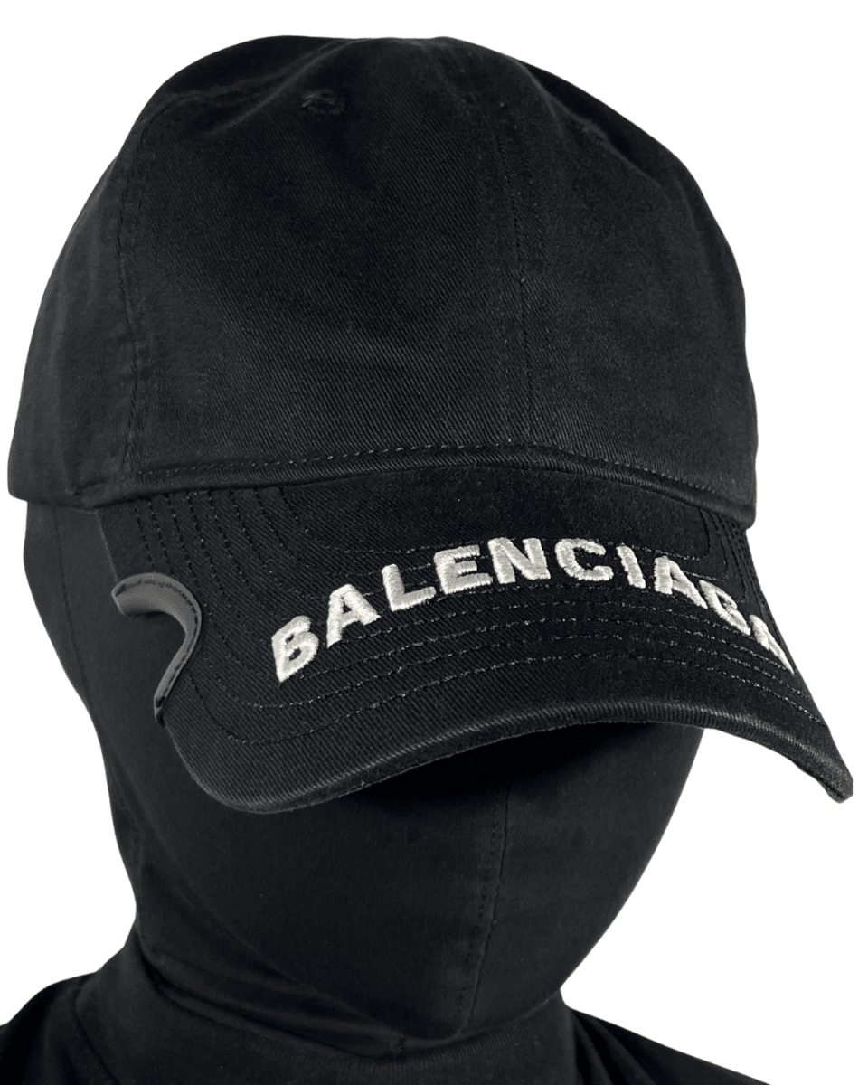 BALENCIAGA NOTCH LOGO VISOR CAP – VAULT